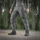 Тактичні штани M-Tac Conquistador Gen I Flex Dark Grey з місцем під вставки-наколінники Розмір 32/32 - зображення 4