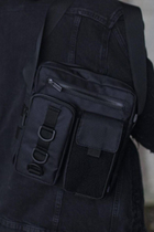 Сумка Mamakazala PATCH с дополнительным карманом под оружие Черный (8039588) - изображение 2