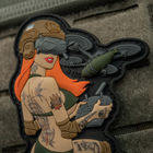 M-Tac нашивка Tactical girl №6 PVC redhead Hooligan Olive V1 - изображение 4