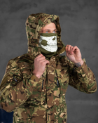 Весняна тактична куртка мультикам ріпстоп вафелька tactic ii M - зображення 7
