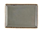 Блюдо прямоугольное Dark Grey Porland для подачи фарфор 270х210 мм 358827/DG