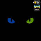 Нашивка M-Tac Laser Eyes Cut Coyote/Yellow/Blue/GID Cat - зображення 3