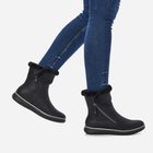 Жіночі зимові черевики Rieker RIEZ4281-00 40 Чорні (4060596809100) - зображення 8