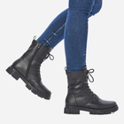 Жіночі зимові черевики високі Rieker RIEY7116-00 37 Чорні (4060596832450) - зображення 8