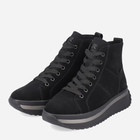 Жіночі зимові черевики низькі Rieker REVW0960-00 40 Чорні (4061811127856) - зображення 4