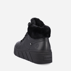 Жіночі зимові черевики низькі Rieker REVW0560-00 39 Чорні (4061811107759) - зображення 10