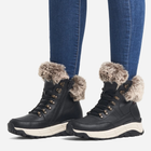 Жіночі зимові черевики низькі Rieker REVW0063-00 38 Чорні (4061811105779) - зображення 9