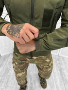 Осіння тактична куртка софтшел squat oliva S - зображення 4