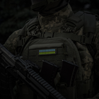 M-Tac нашивка флаг Украины 25х80 Laser Cut Ranger Green/Yellow/Blue/GID - изображение 4