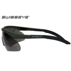 Тактические баллистические очки SWISSEYE Raptor + 3 линзы оливковые 15620001 - изображение 3
