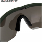 Тактические баллистические очки SWISSEYE Raptor + 3 линзы оливковые 15620001 - изображение 8