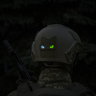 Нашивка M-Tac Cat Eyes Laser Cut Ranger Green/Yellow/Blue/GID - изображение 5