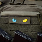 Нашивка M-Tac Cat Eyes Laser Cut Ranger Green/Yellow/Blue/GID - зображення 7