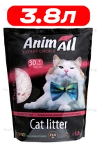 Наполнитель для котов cиликагелевый AnimAll Pink Petal 3.8 Л
