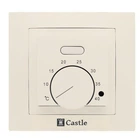 Терморегулятор механічний Castle AC308 - слонова кістка, для теплої підлоги