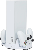 Wielofunkcyjna podstawka do konsoli Xbox Series S Steeldigi Jade Mohawk White (XS-CC01W) - obraz 3