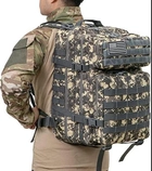 Тактический рюкзак на 45 л D3-GGL-306 Серый пиксель - изображение 5