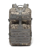 Тактический рюкзак на 45 л D3-GGL-306 Серый пиксель - изображение 8
