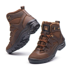 Берці демісезонні тактичні черевики PAV 501 коричневі шкіряні з мембраною Winterfrost 41 - зображення 5