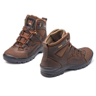 Берці демісезонні тактичні черевики PAV 501 коричневі шкіряні з мембраною Winterfrost 40 - зображення 6
