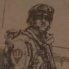Футболка з малюнком P1G Paratrooper Coyote Brown L (UA281-29891-CB-PR) - изображение 4