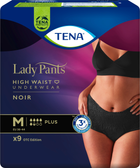 Majtki urologiczne Tena Lady Pants Plus Medium czarne 9 szt (7322541130637) - obraz 1