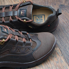 Тактичні кросівки демісезонні PAV 401 коричневі шкіряні з мембраною Winterfrost 40 - зображення 9