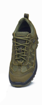 Тактичні кросівки літні Botus 518 олива хакі шкіряні сітка 45 - зображення 5