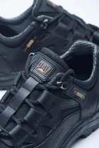 Тактичні кросівки демісезонні PAV 401 чорні шкіряні з мембраною Winterfrost 45 - зображення 8