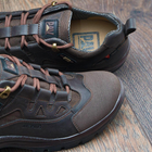 Тактические кроссовки демисезонные PAV 401 коричневые кожаные с мембраной Winterfrost 45 - изображение 9