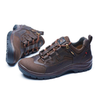 Тактичні кросівки демісезонні PAV 401 коричневі шкіряні з мембраною Winterfrost 42 - зображення 5