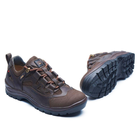 Тактические кроссовки демисезонные PAV 401 коричневые кожаные с мембраной Winterfrost 42 - изображение 6