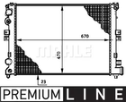 Радіатор охолодження двигуна Scudo/Expert 1.9D/TD/2.0JTD/HDI 96 MT +/-AC, MAHLE/KNECHT (CR592000P)