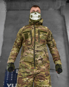 Тактический весенний костюм с наколенниками штаны+куртка S мультикам (85878) - изображение 2