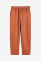 Брюки Regular Fit из лиоцелла для женщины H&M 1147899-004 S Коричневый