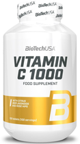 Witaminy Biotech Vitamin C 1000 100 kapsułek (5999076236220) - obraz 1