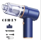 Беспроводной портативный пылесос 2в1 Grikey F1 два режима вдув/выдув, 120W, Синий (GK534)