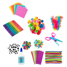 Zestaw kreatywny Grafix Craft Box Rainbow (8715427101422) - obraz 3