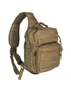 Тактический рюкзак Mil-Tec однолямочный 10 Л Coyote (14059105) - изображение 1