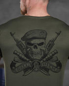 Армейська чоловіча футболка Вірний Назавжди потовідвідна XL олива (85911) - зображення 4