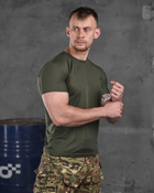 Армейская мужская футболка Верный Навсегда потоотводящая S олива (85911) - изображение 3