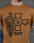 Тактична чоловіча потовідвідна футболка ЗСУ солдат L койот (85914) - зображення 4