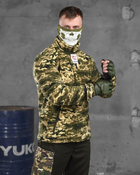 Тактическая мужская флисовая кофта флисовка 2XL пиксель (85893) - изображение 2