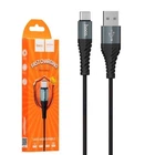 Дата-кабель USB Hoco X38 Type-C 1m кабель для зарядки смартфонов Black