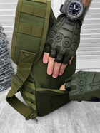 Рюкзак патрульний однолямковий SILVER KNIGHT 8л oliva РГ0487 - изображение 6