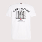 Koszulka męska bawełniana Tommy Hilfiger MW0MW33697 XL Biała (8720645685074) - obraz 2