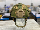 Кавер на каску фаст размер M/L шлем маскировочный чехол на каску Fast цвет мультикам тактический - изображение 4