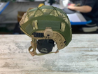 Кавер на каску фаст размер S шлем маскировочный чехол на каску Fast цвет пиксель армейский - изображение 7