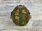 Кавер на каску фаст размер S шлем маскировочный чехол на каску Fast цвет мультикам тактический - изображение 5