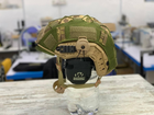 Кавер на каску фаст размер M шлем маскировочный чехол на каску Fast цвет мультикам ЗСУ - изображение 4